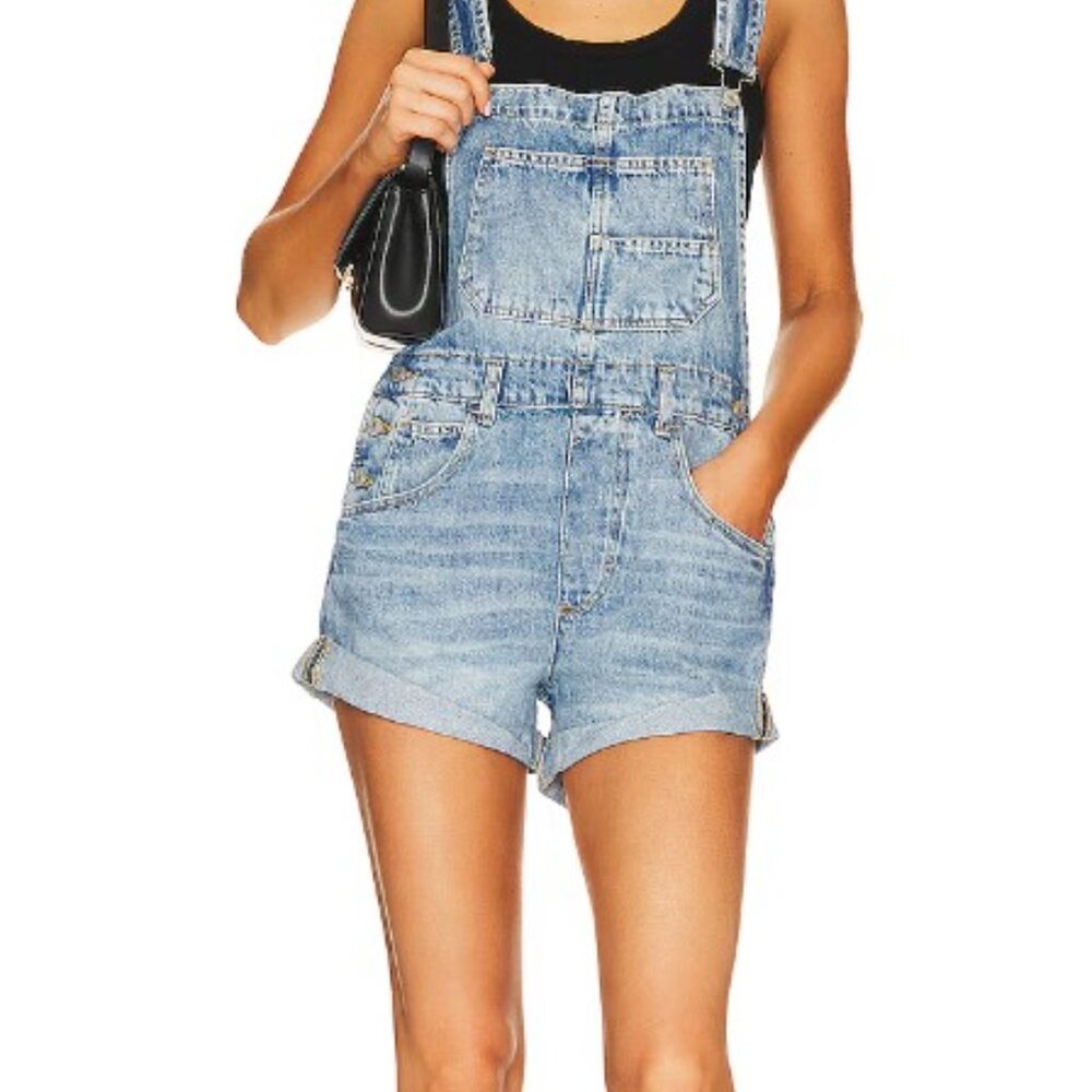 Free People Ziggy Shortalls  NEW NWOT